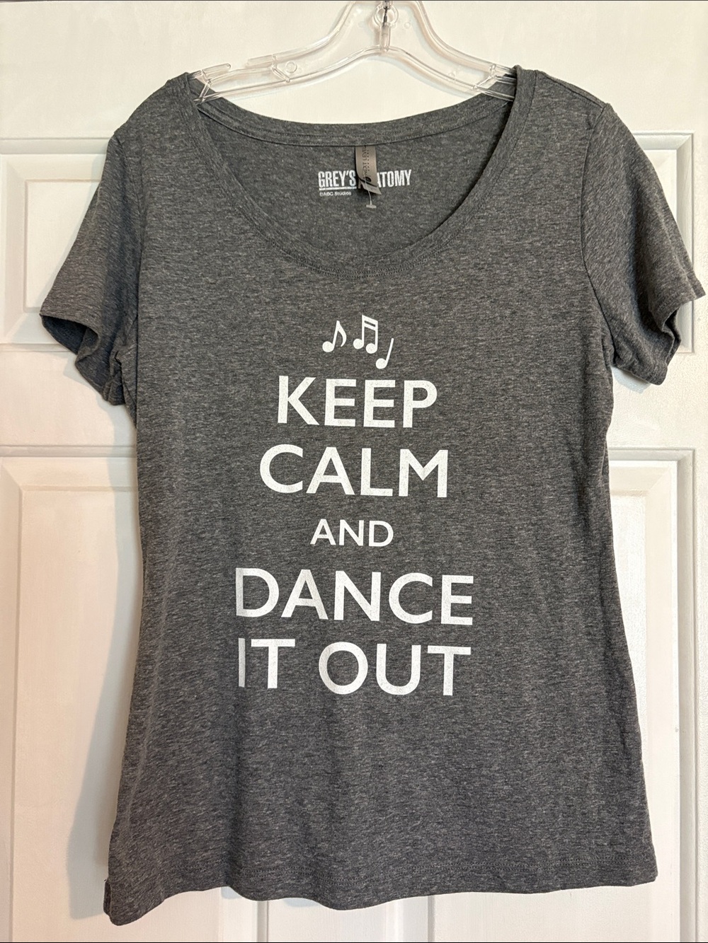 NWOT Grey’s Anatomy - KEEP CALM AND DANCE IT OUT shirt